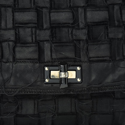 Lanvin Satin Happy Square Shoulder Bag Black 7 of 13