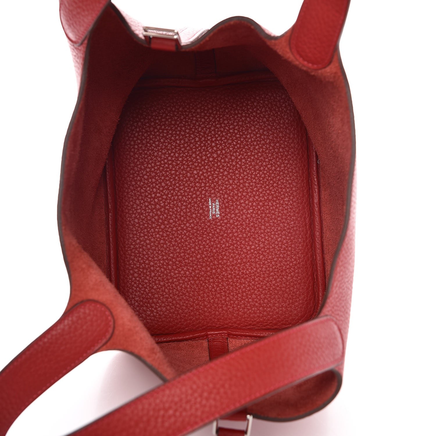 Hermes Taurillon Clemence Picotin Lock 22 MM Rouge Casaque 5 of 9