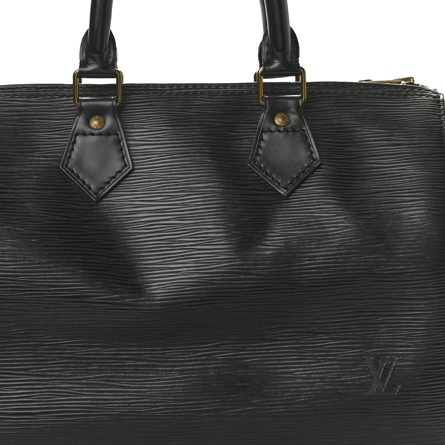 Louis Vuitton Epi Speedy 25 Black 8 of 12