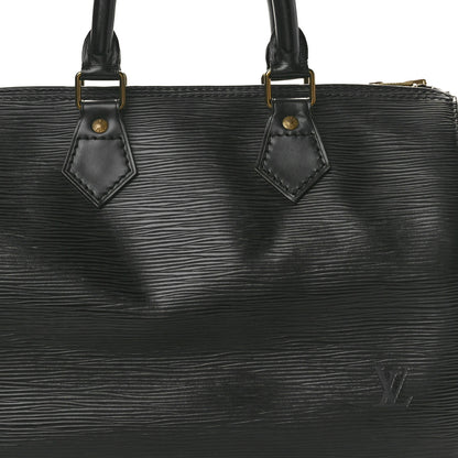 Louis Vuitton Epi Speedy 25 Black 8 of 12