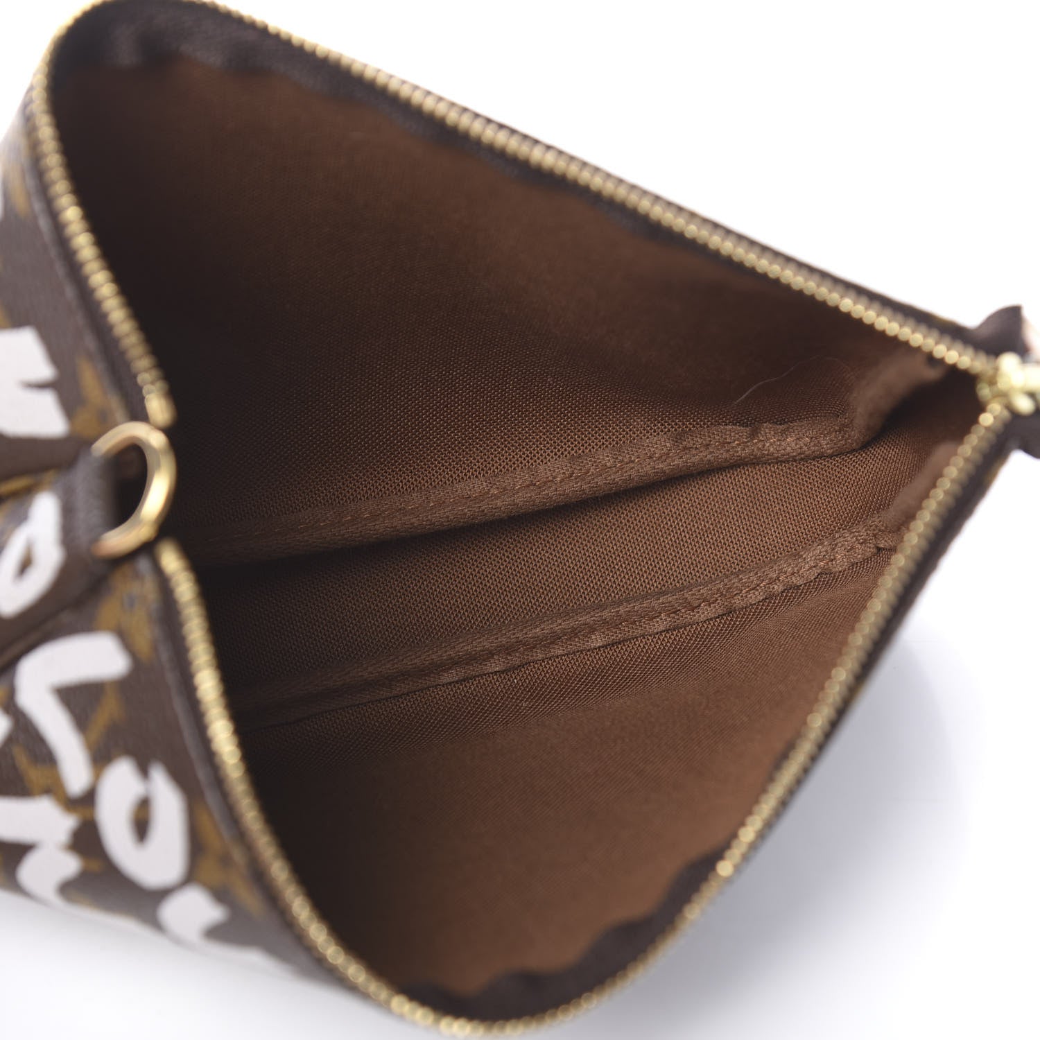Louis Vuitton Monogram Graffiti Pochette Accessories Silver 5 of 9