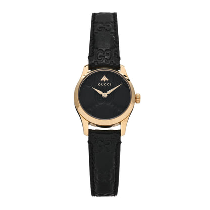Gucci Stainless Steel Calfskin 27mm G-Timeless Quartz Watch Black 1 of 5