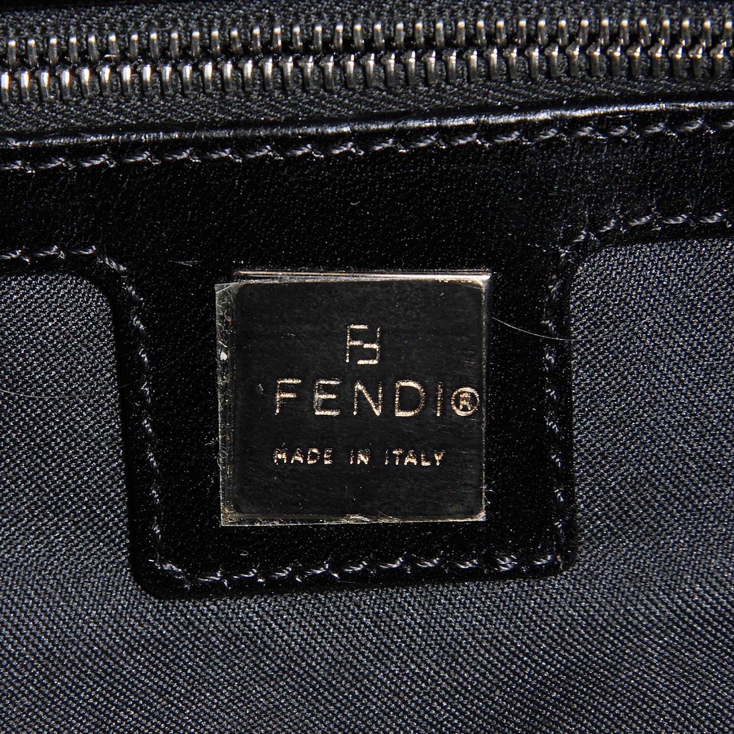 Fendi Beaded Baguette Black 6 of 8