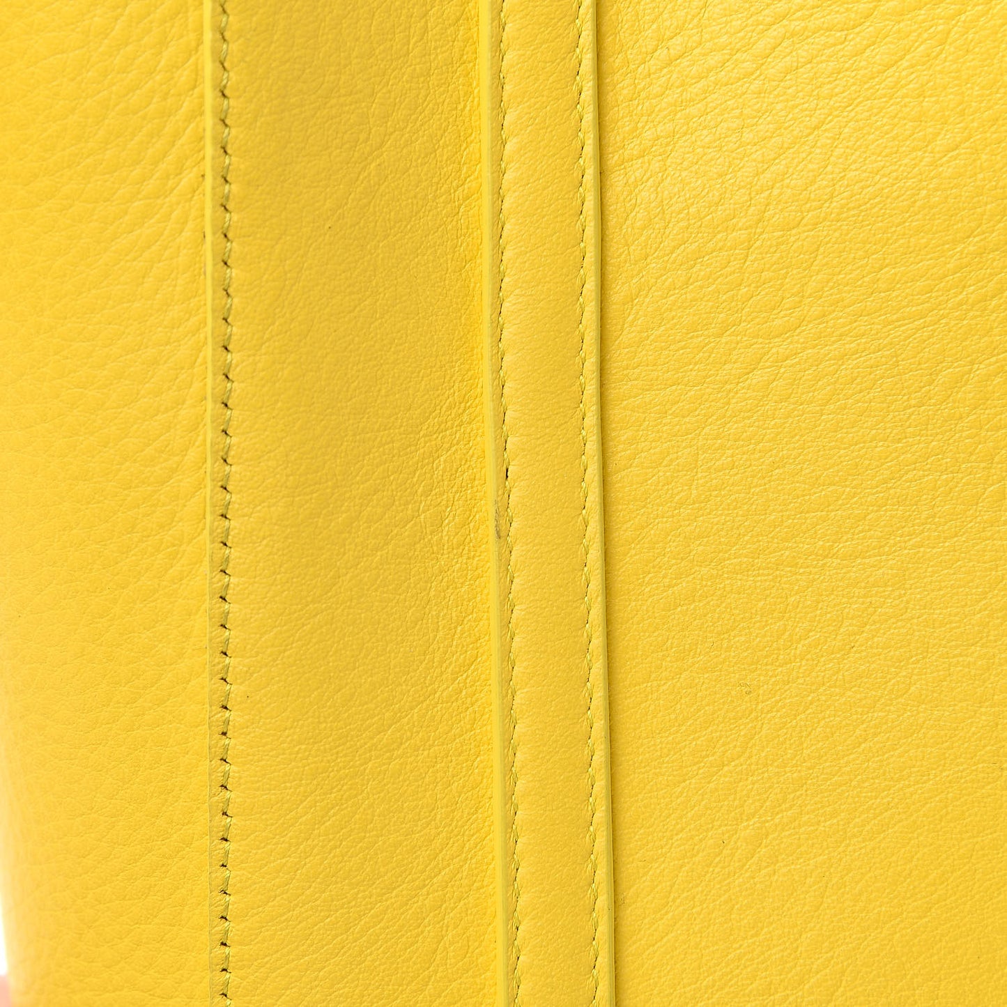 Smooth Calfskin Logo XXS Everyday Tote Jaune Soleil Black