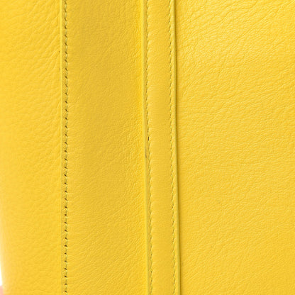 Balenciaga Smooth Calfskin Logo XXS Everyday Tote Jaune Soleil Black 10 of 11