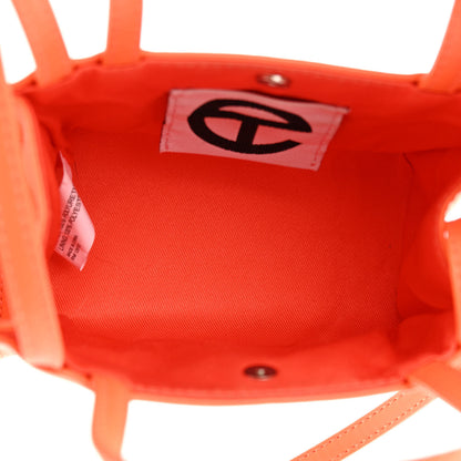 Telfar Vegan Leather Small Shopping Bag Orange 5 of 14