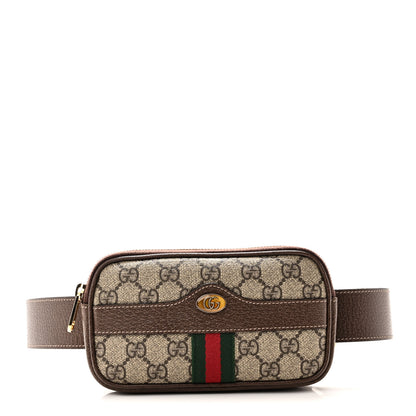 Gucci GG Supreme Monogram Ophidia Belted iPhone Case 75 30 Dark Brown 1 of 10