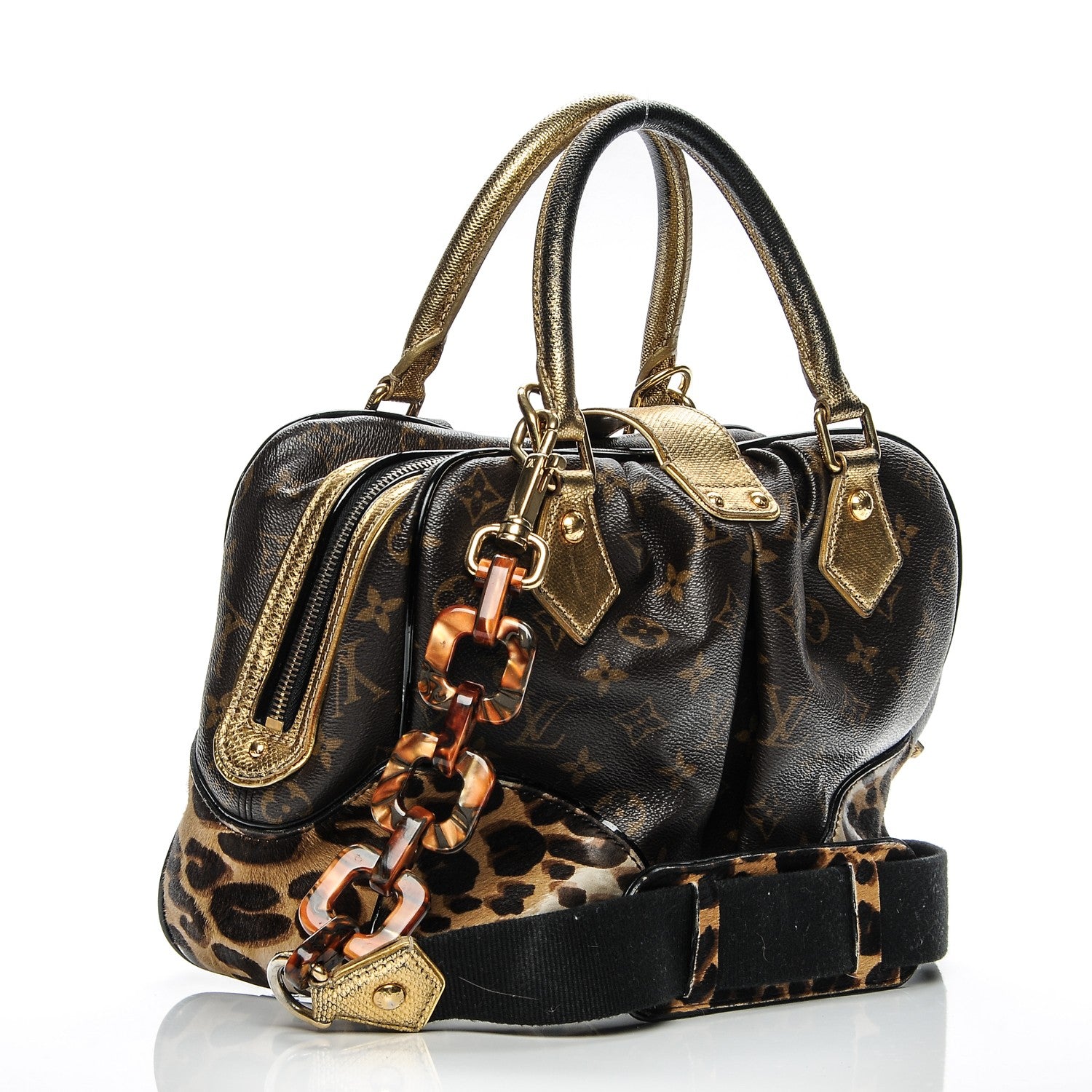 Louis Vuitton Monogram Leopard Adele 3 of 10