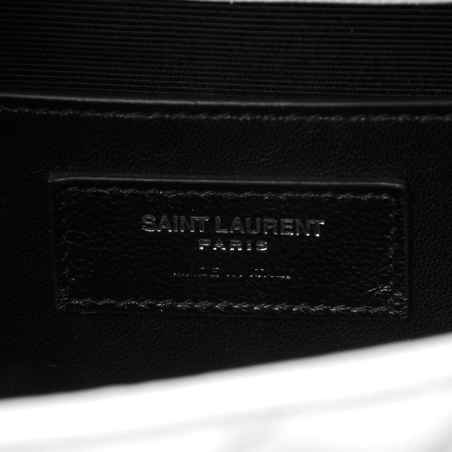 Saint Laurent Grain De Poudre Textured Mixed Matelasse Medium Triquilt Monogram Satchel Porcellana 7 of 9