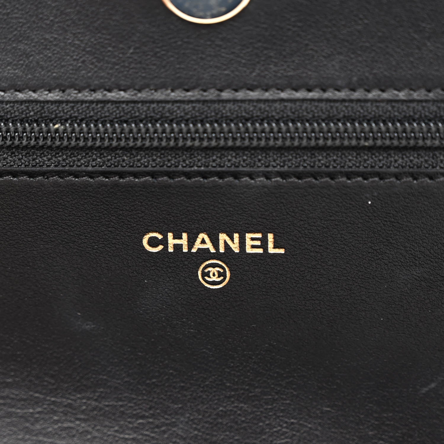 Chanel Caviar Quilted Vintage Mademoiselle Wallet On Chain WOC Black 6 of 9