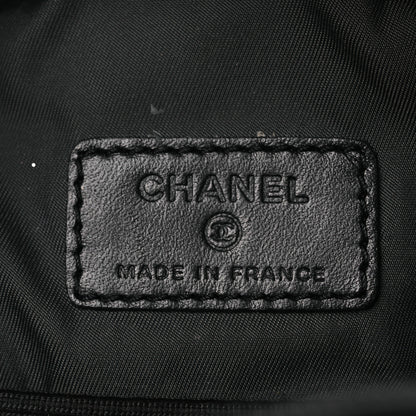 Chanel Canvas Nylon Sport Crossbody Black Green 6 of 15