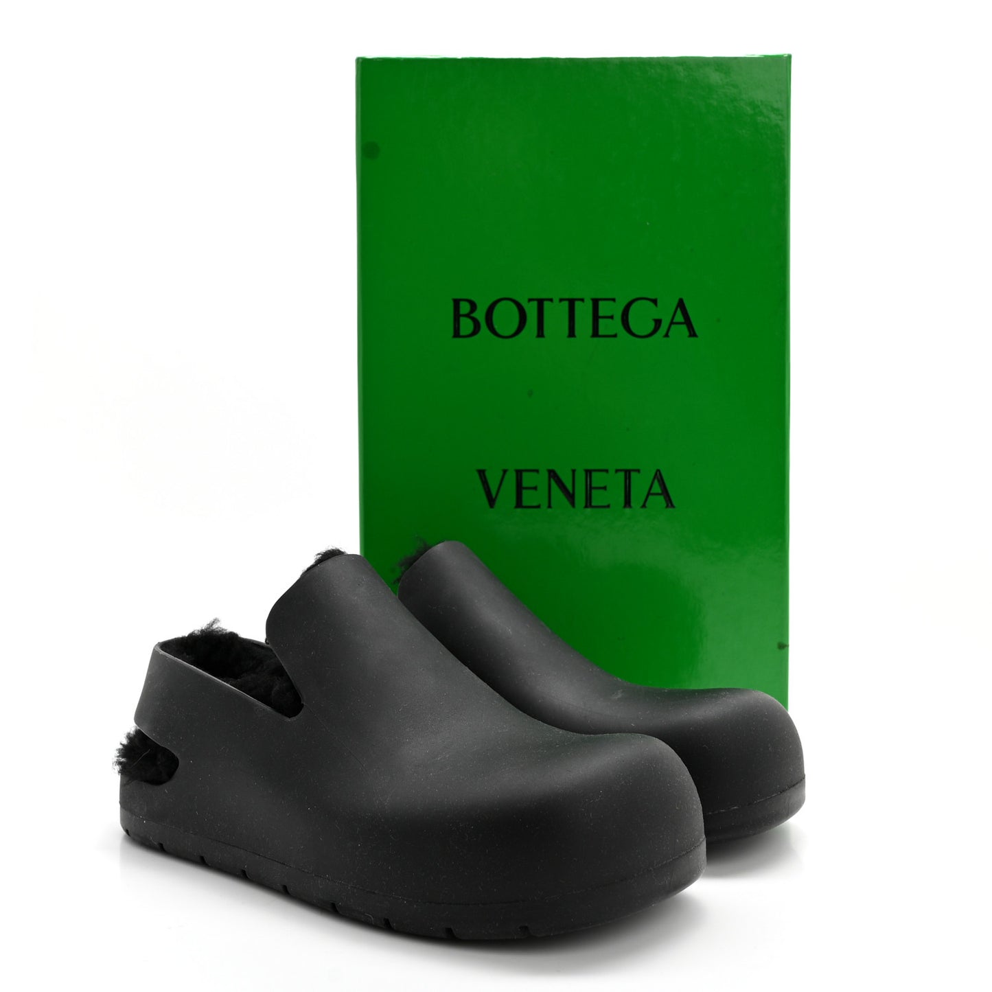 Rubber Cozy Puddle Sandals 39 Black