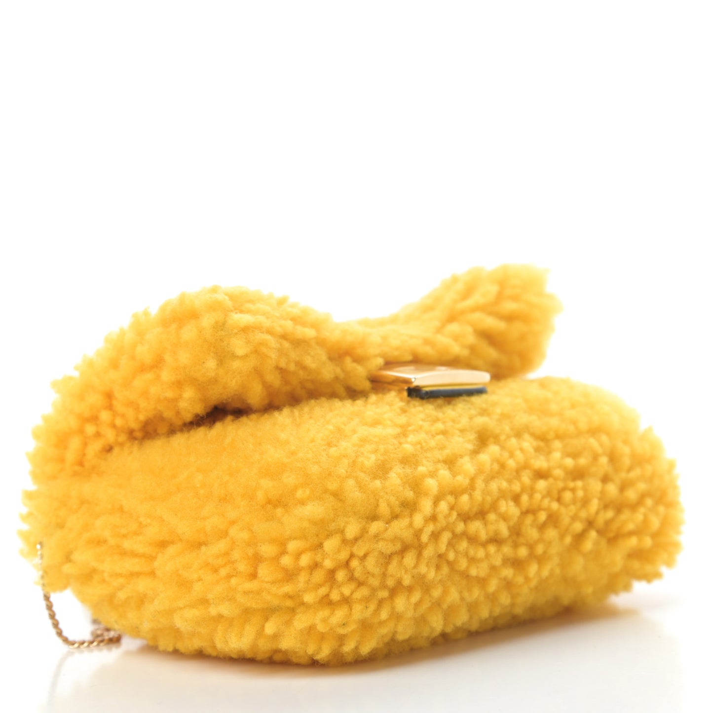 Shearling Vitello Grace Nano Baguette Charm Narciso