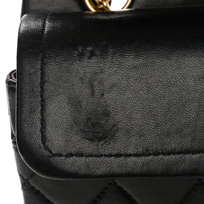 Chanel Lambskin Quilted Small Double Flap Black 11 of 11