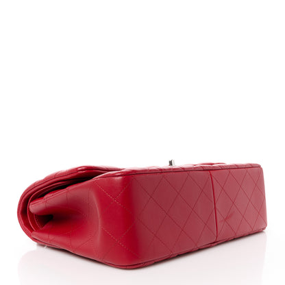 Chanel Lambskin Quilted Jumbo Double Flap Red 4 of 11