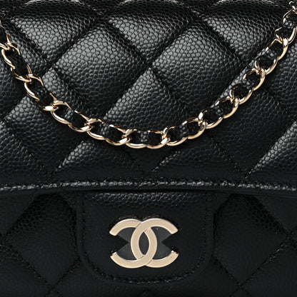 Chanel Caviar Quilted Glasses Case With Chain Black 9 of 12