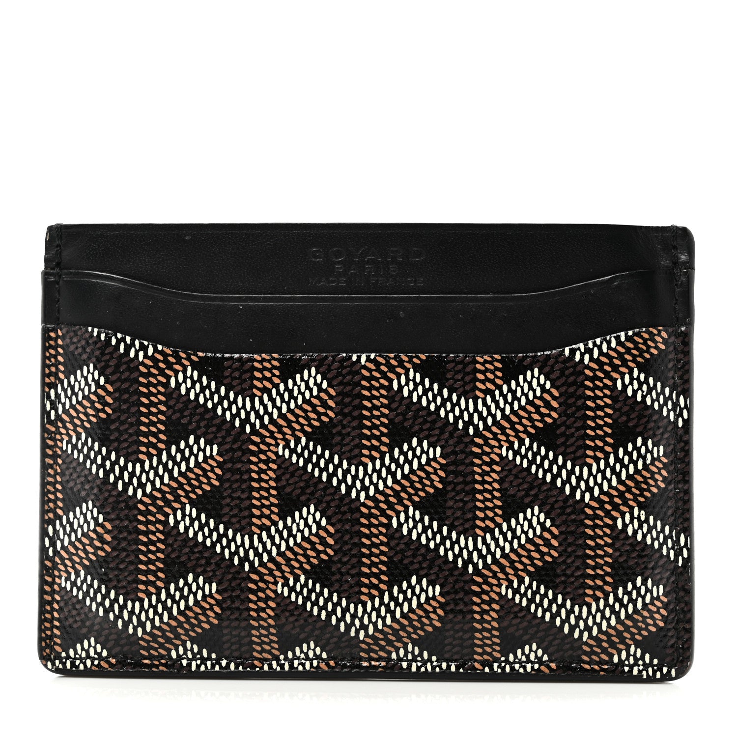 Goyard Goyardine Saint Sulpice Card Holder Black 7 of 8