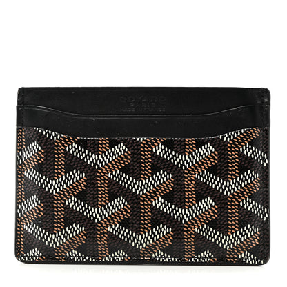 Goyard Goyardine Saint Sulpice Card Holder Black 7 of 8