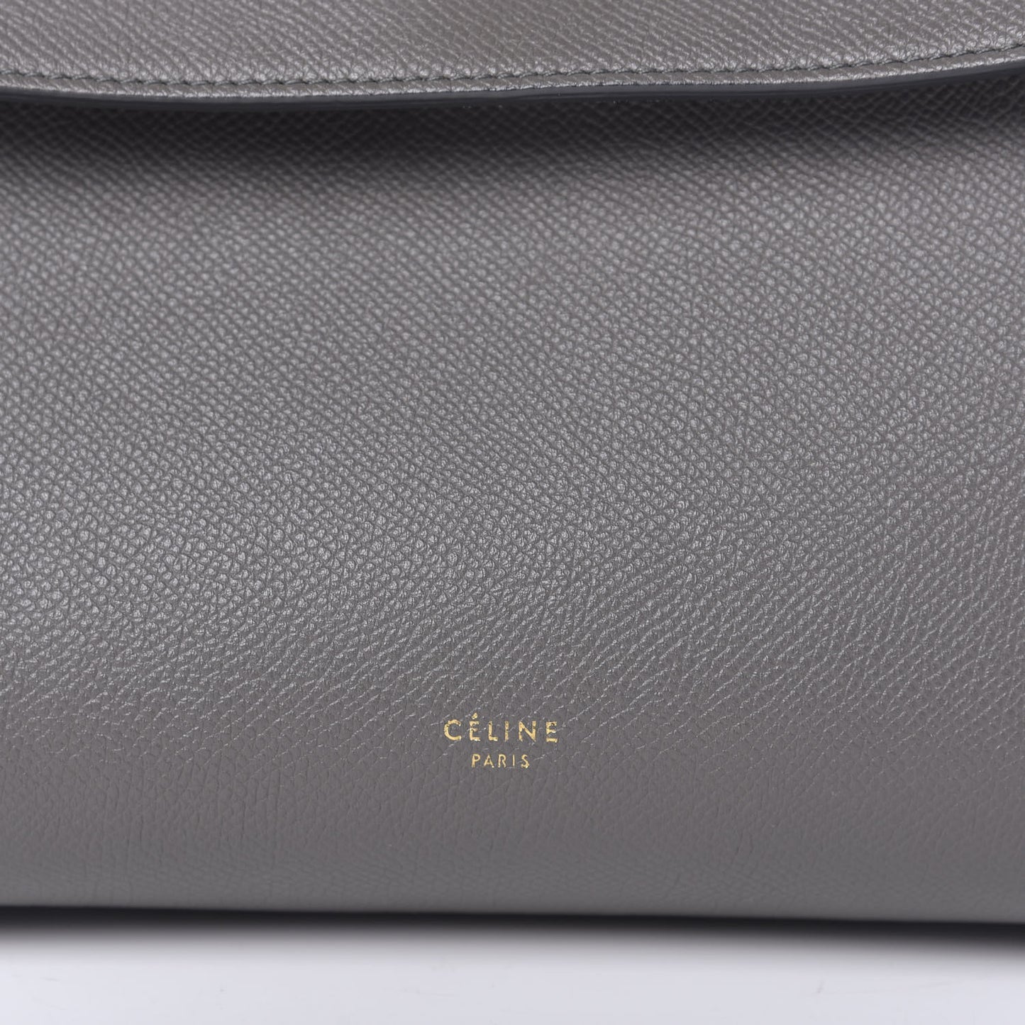 Grained Calfskin Mini Belt Bag Grey