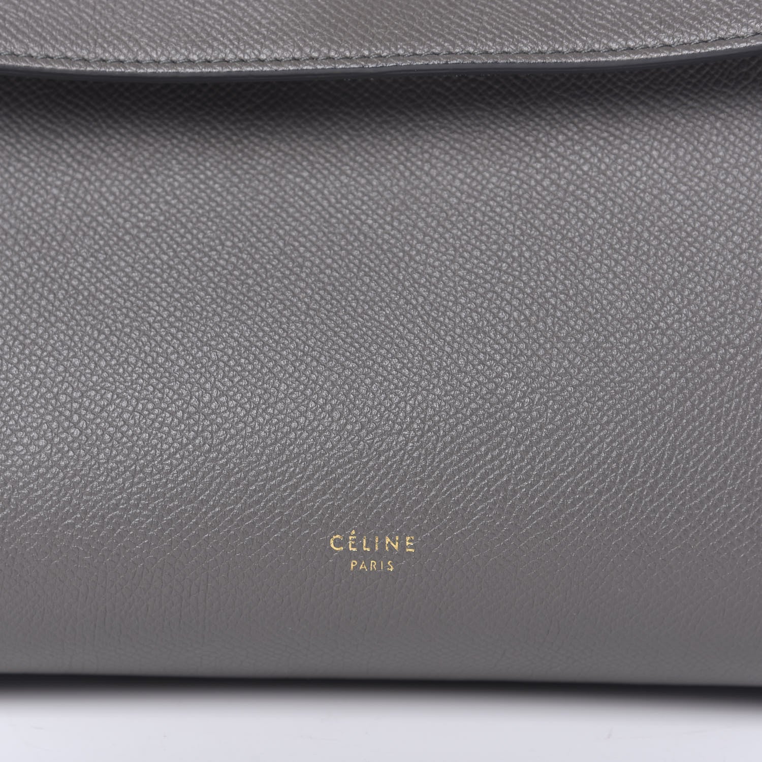 Celine Grained Calfskin Mini Belt Bag Grey 9 of 10