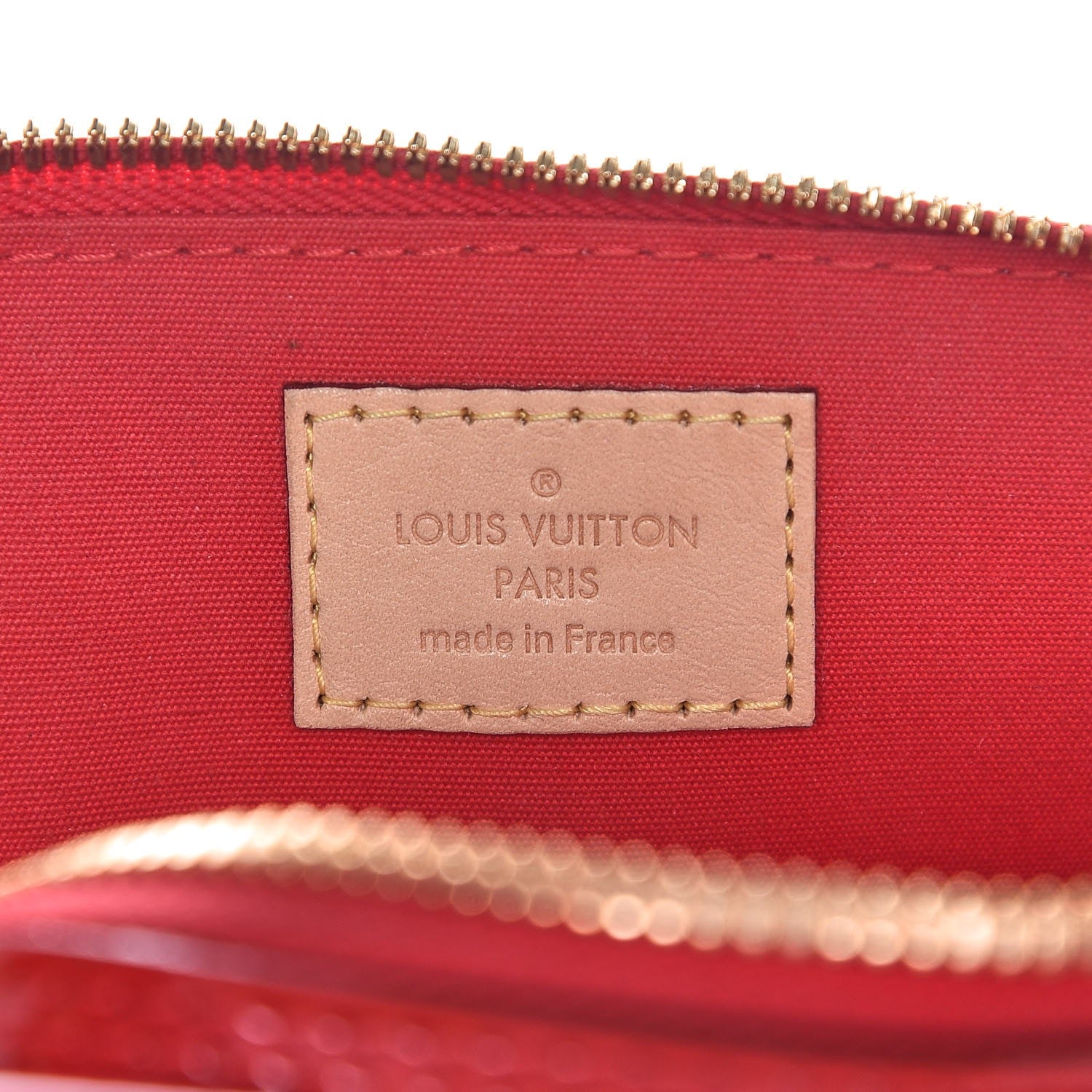 Louis Vuitton Vernis Alma BB Cherry 6 of 7