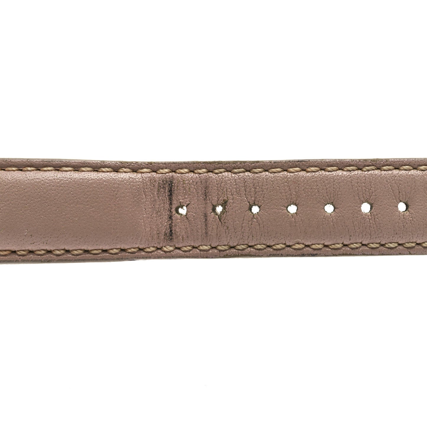 Stainless Steel Calfskin 34mm Quartz Watch Beige BU9107