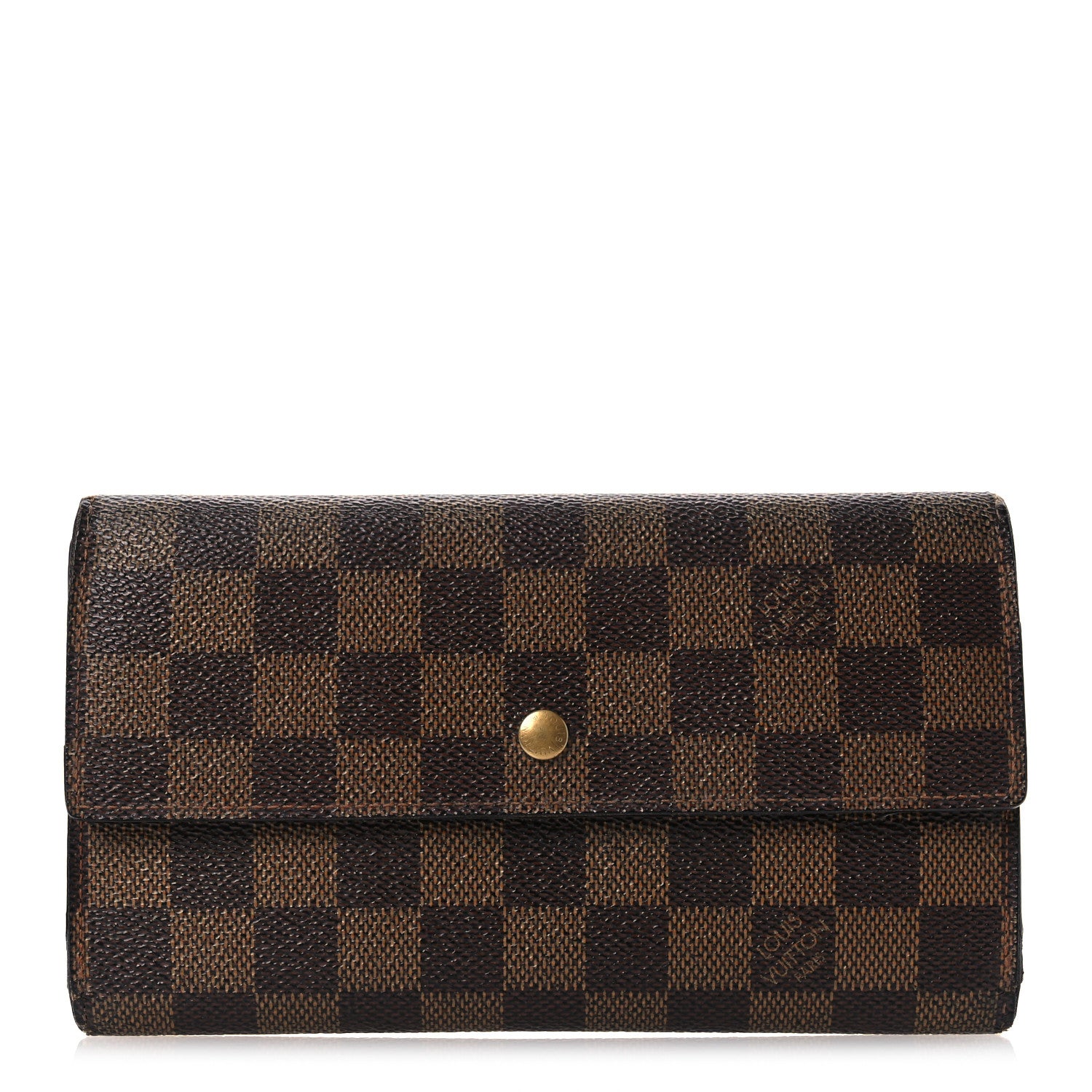 Louis Vuitton Damier Ebene Porte Tresor International Wallet 1 of 13