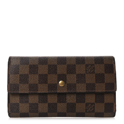 Louis Vuitton Damier Ebene Porte Tresor International Wallet 1 of 13