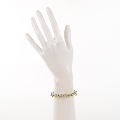 David Yurman Sterling Silver 18K Yellow Gold 10mm Medium Oval Link Bracelet 2 of 6