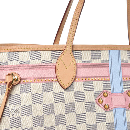 Louis Vuitton Damier Azur Summer Trunks Neo Neverfull MM 12 of 13