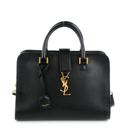 Saint Laurent Calfskin Small Monogram Cabas Black 1 of 7