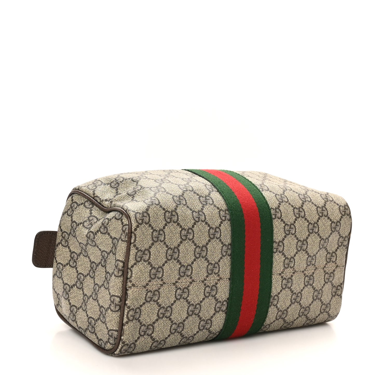 Monogram Web Cosmetic Case Beige Ebony New Acero