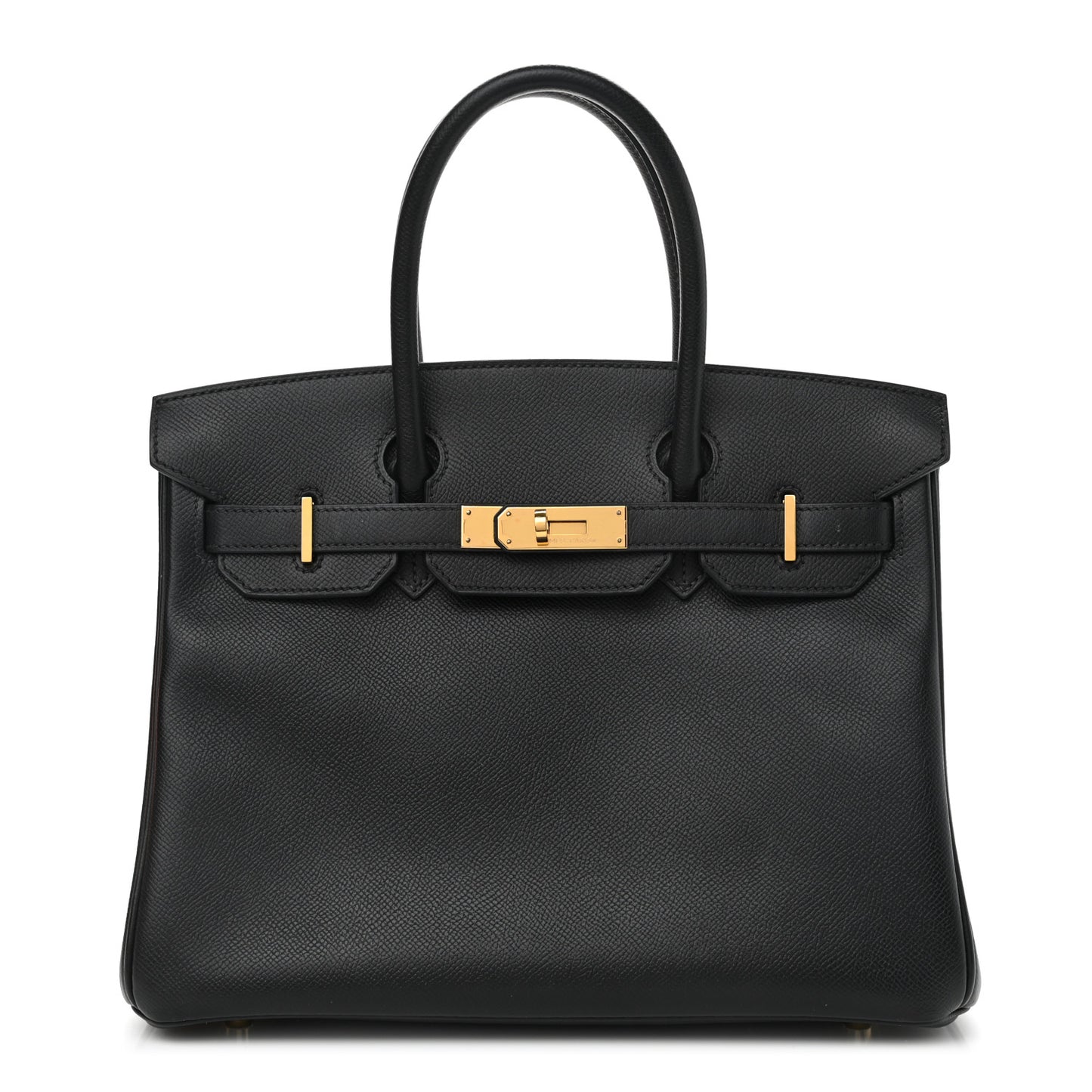 Epsom Birkin 30 Black