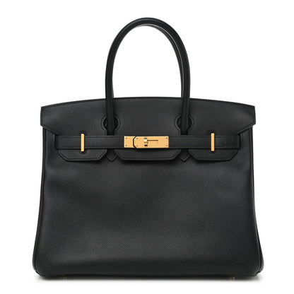 Hermes Epsom Birkin 30 Black 1 of 11