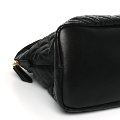 Saint Laurent Calfskin Quilted ES Giant Travel Bag Black 8 of 9