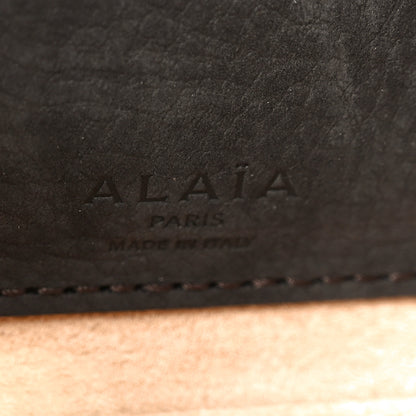 Alaia Nubuck Medium Le Teckel Bag Black Anthracite 6 of 9