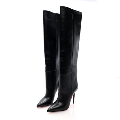 Christian Louboutin Calfksin Astrilarge Botta Knee Boots 39 Black 3 of 8