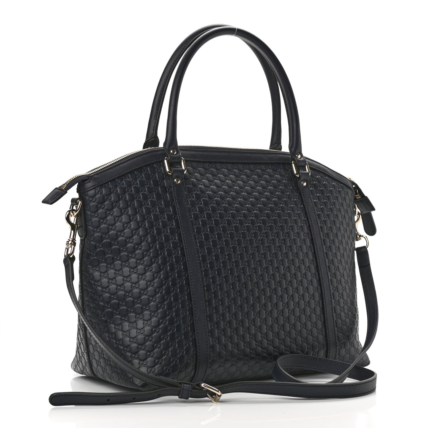 Soft Microguccissima Dome Satchel Navy