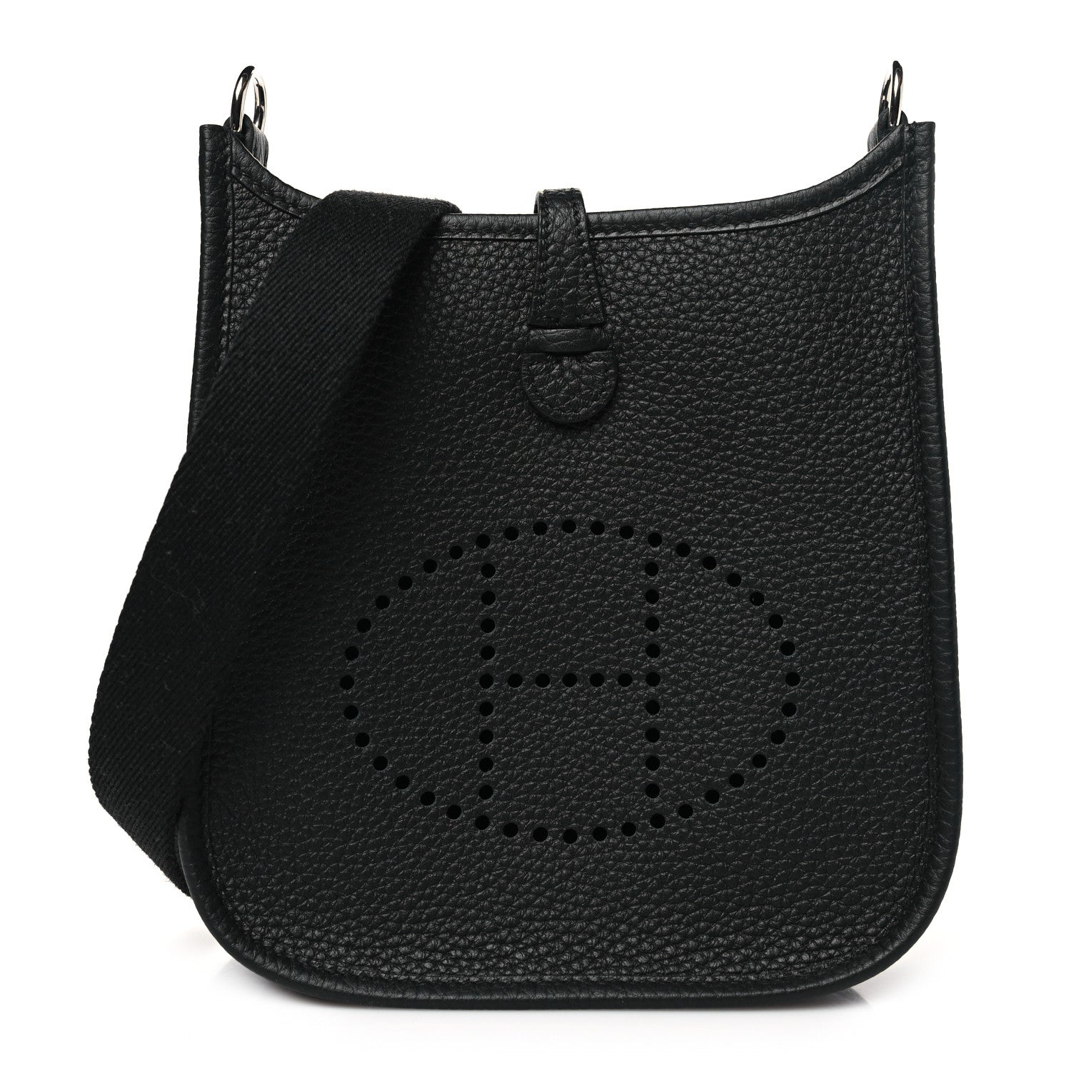 Hermes Taurillon Clemence Evelyne TPM Black 1 of 11