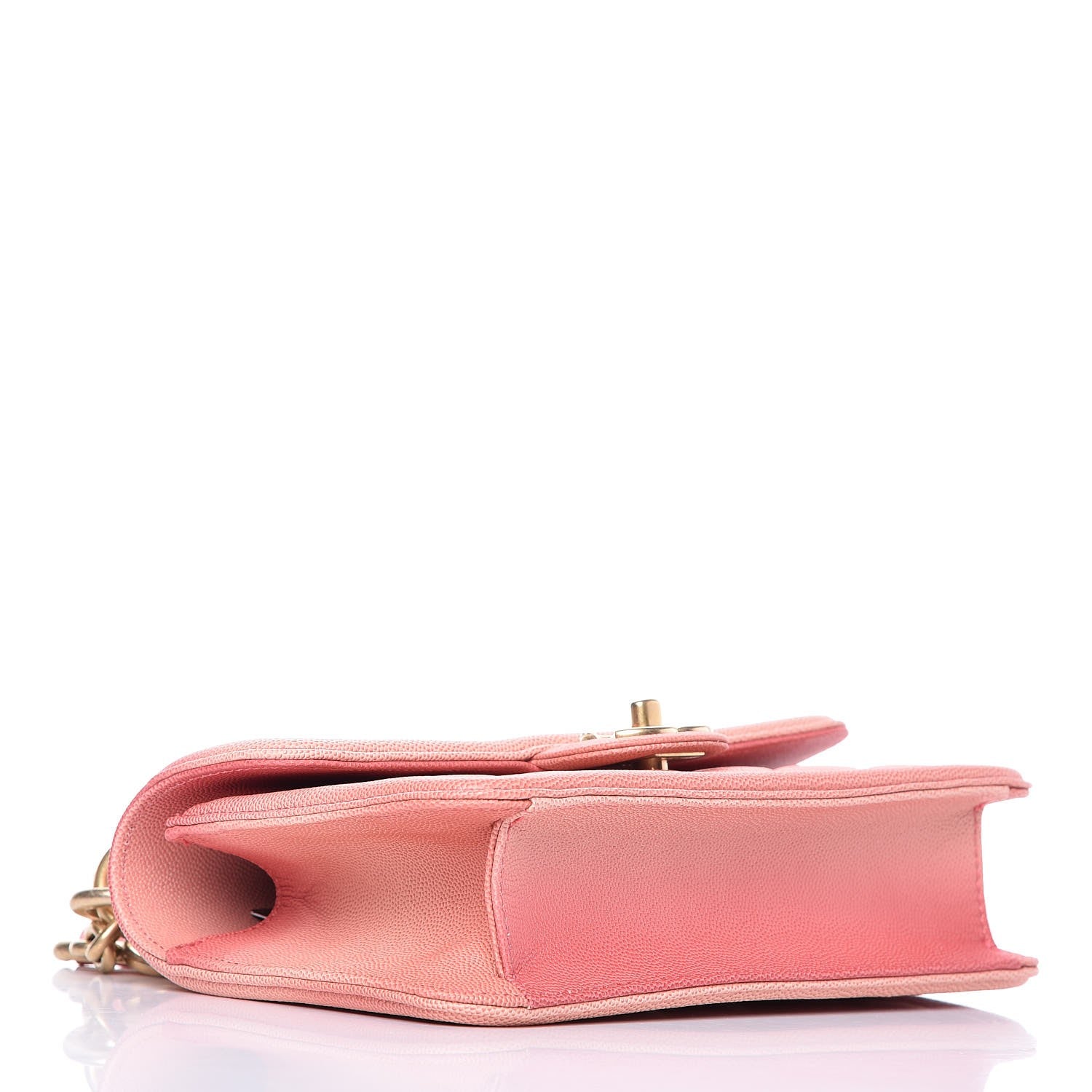 Chanel Caviar Quilted Small Sunset On The Sea Flap Coral 4 of 7