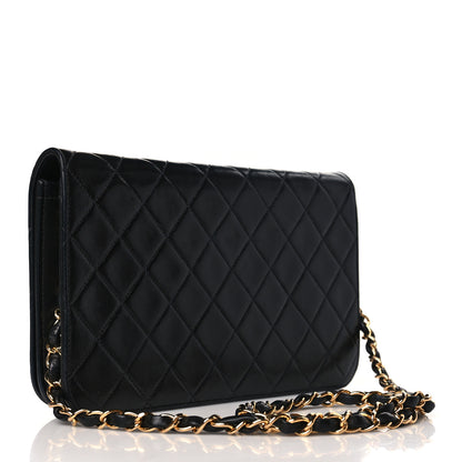 Chanel Lambskin Quilted Small Single Flap Black 3 of 10