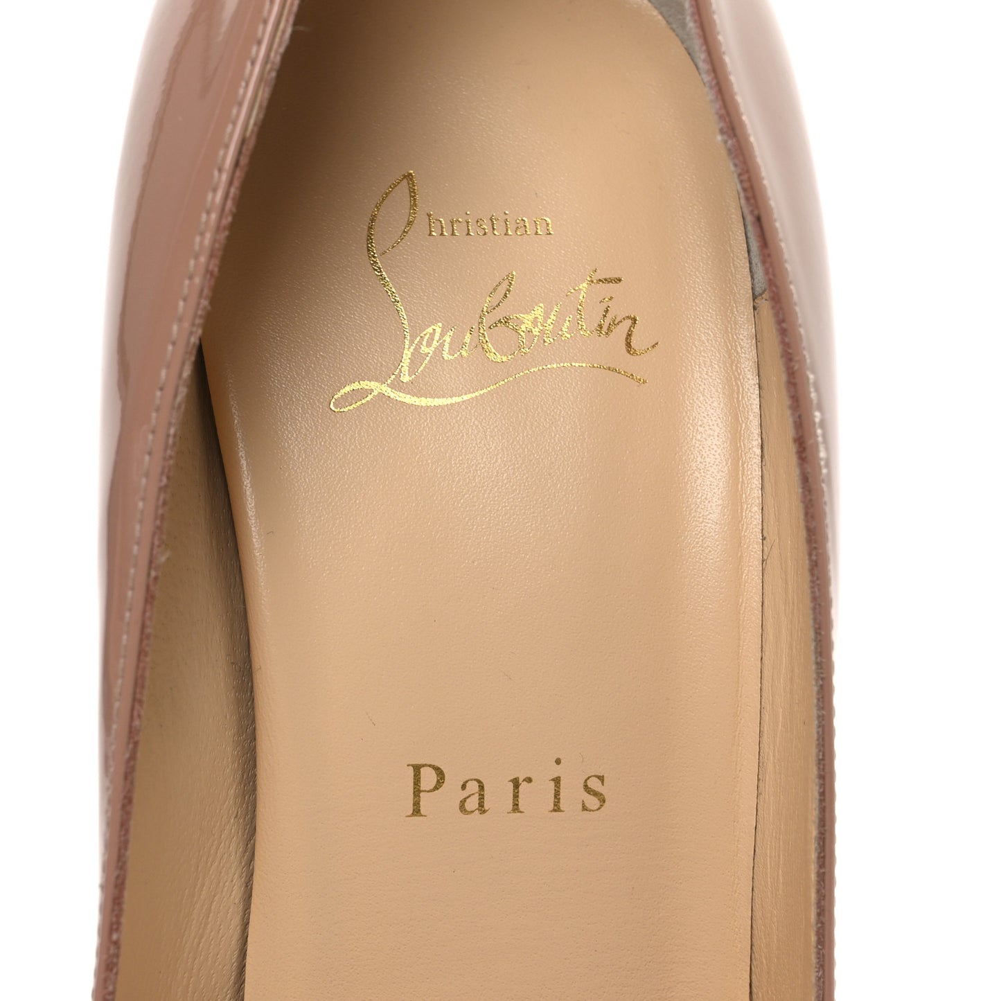 Patent Pigalle Follies 100 Pumps 38.5 Nude