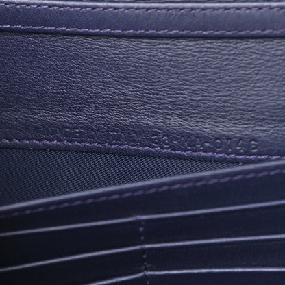 Christian Dior Patent Cannage Miss Dior Chain Wallet Purple 7 of 12
