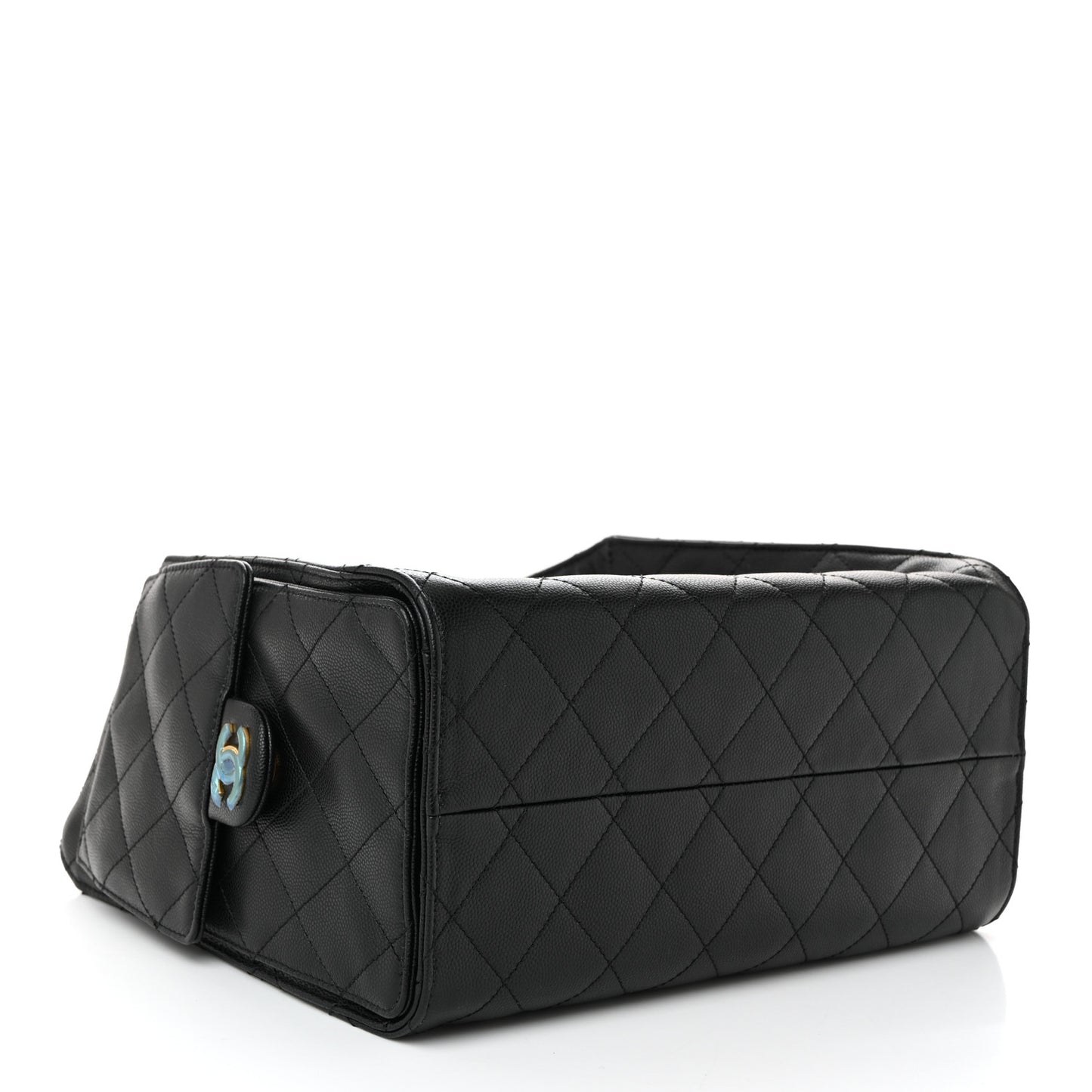Caviar Quilted Small Chanel 25 Handbag Black