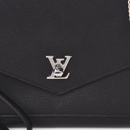 Louis Vuitton Soft Calfskin My Lockme Pochette Black 9 of 9