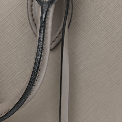 Prada Saffiano Soft Calfskin Zippered Tote Marmo 16 of 18