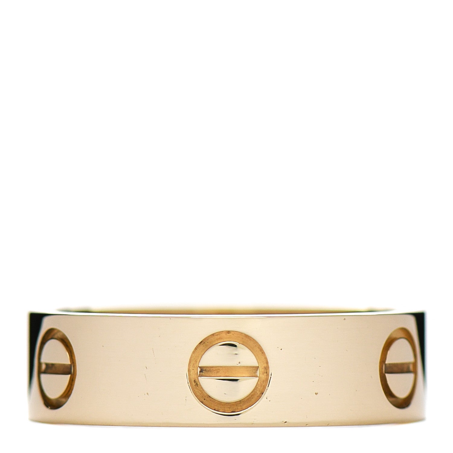 Cartier 18K Yellow Gold 5.5mm LOVE Ring 54 6.75 3 of 5