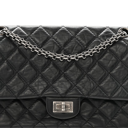 Chanel Aged Calfskin Quilted 2.55 Reissue 226 Flap Black 8 of 12