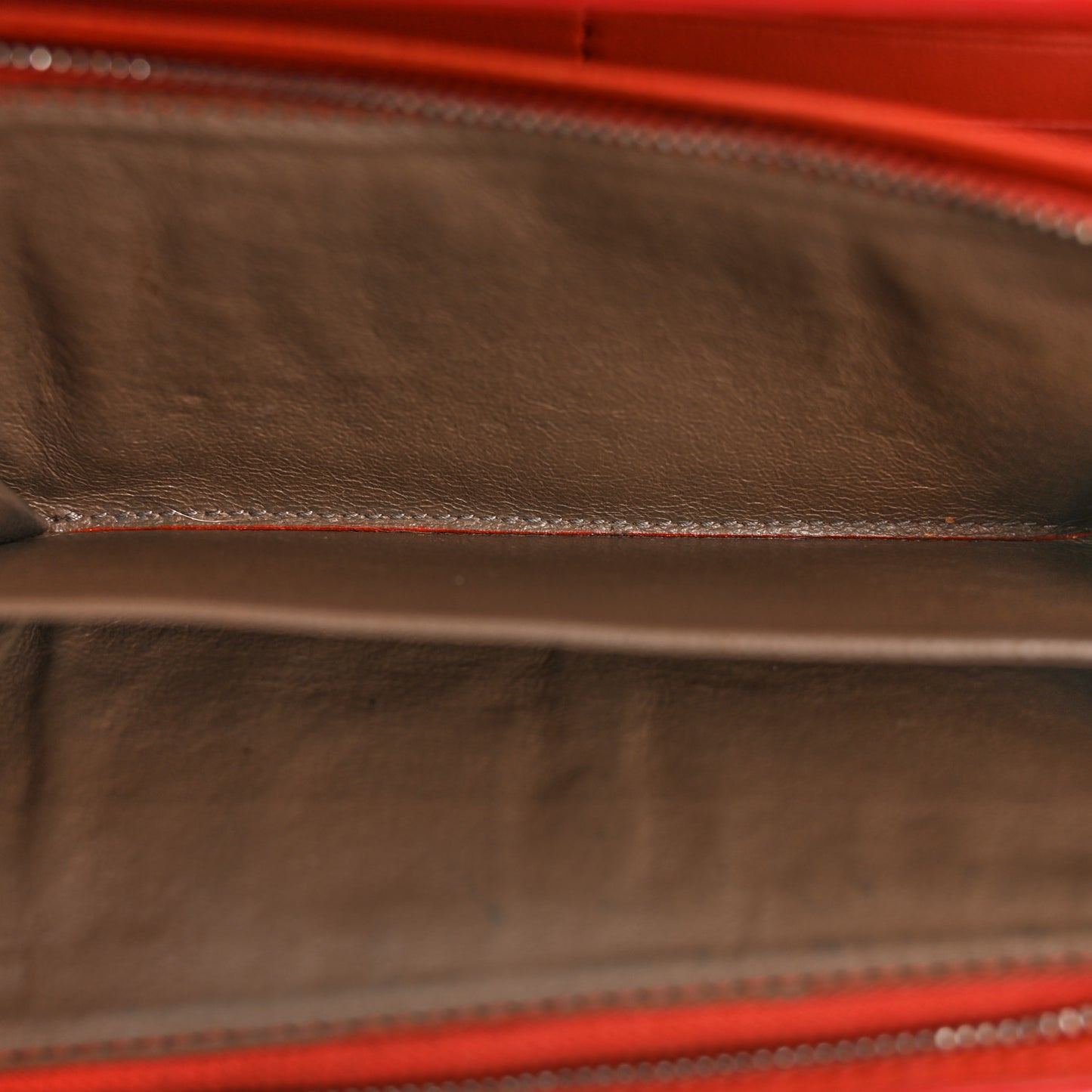 Nappa Intrecciato Continental Wallet Red