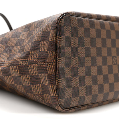 Louis Vuitton Damier Ebene Neo Neverfull MM Rose Ballerine 8 of 10